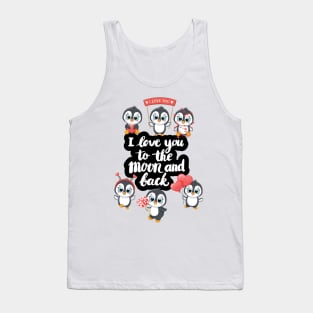 I love you to the moon and back Tank Top